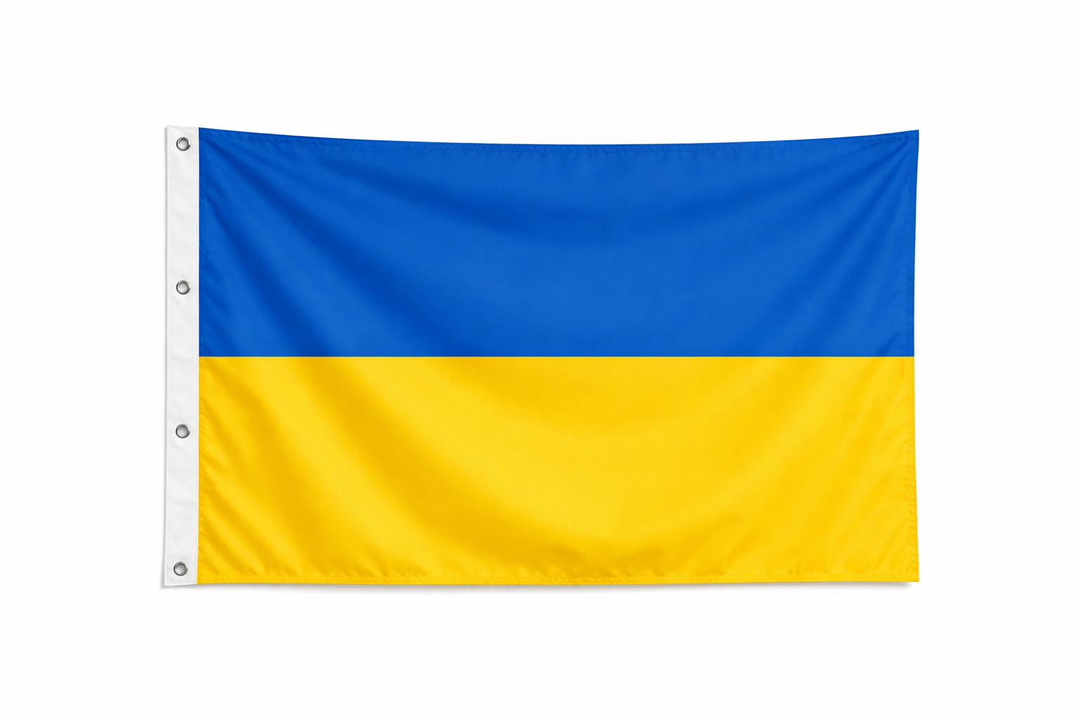 Прапор України, 900х1350 мм, габардин, посилений край